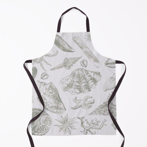 Item preview, Soft Gray Seashell Beach Shore Vintage Design designed and sold by antiqueart.