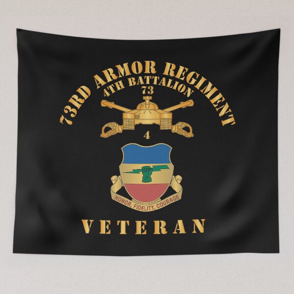 Item preview, Army - 4th Battalion 73rd Armor Regiment - Veteran W DUI wo At War - Br X 300 designed and sold by Military Insignia Products.