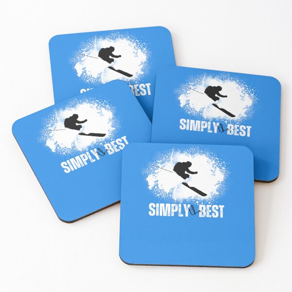 Item preview, Simply the Best Skier Silhouette 2 – Powder Freeride Skiing Winter Sports Design designed and sold by mountainHUB.