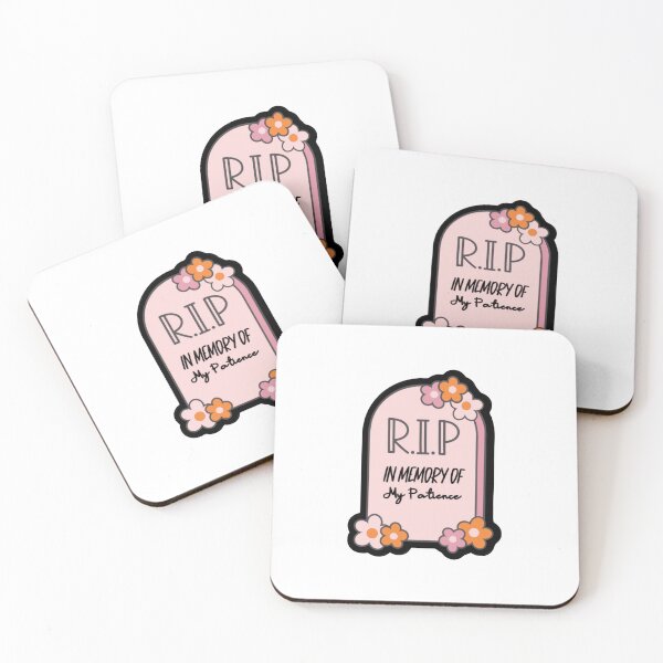 Item preview, Rip in memory of my patience sticker  designed and sold by Eausocrafty.