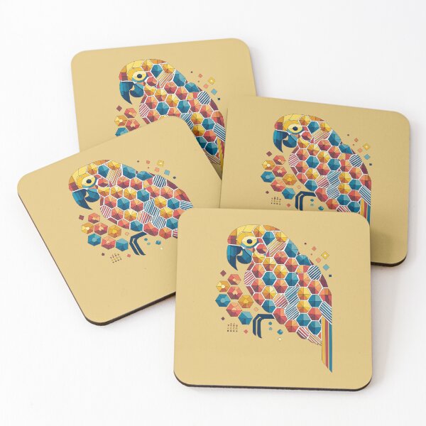 Item preview, Mosaic Parrot - Nature-Inspired designed and sold by LadyInEverGreen.