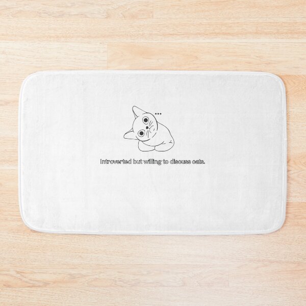 Item preview, Relatable cat shirt designed and sold by TheCometCo.