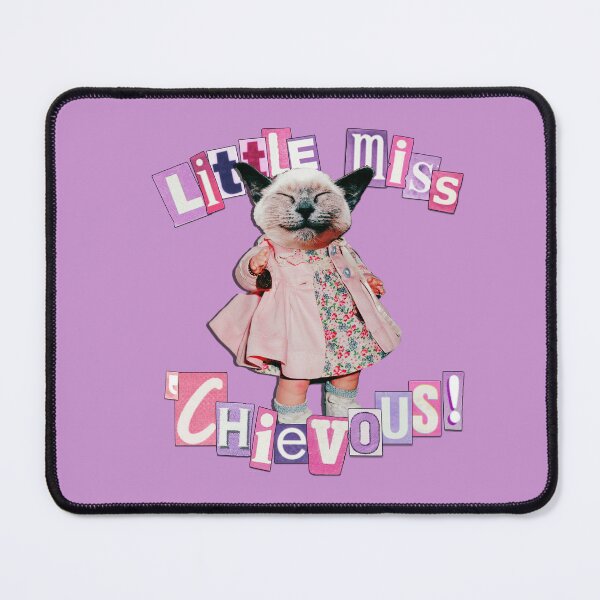Item preview, Little Miss Chevious Cheeky Cat designed and sold by TussockMoss.