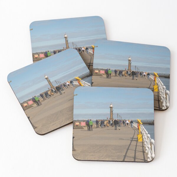 Item preview, Whitby Pier on a summer evening designed and sold by yackers1.