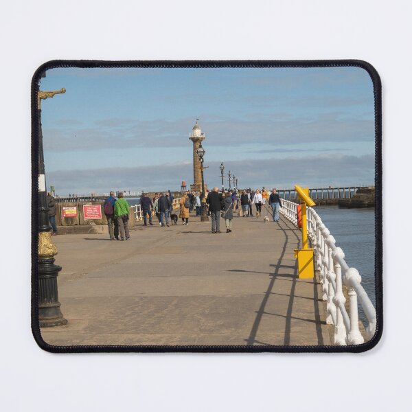 Item preview, Whitby Pier on a summer evening designed and sold by yackers1.