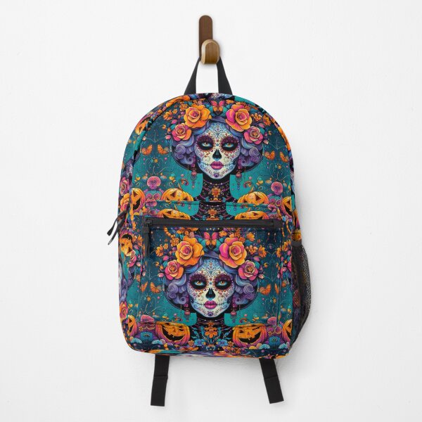 Item preview, Colorful Catrina Illustration - Vibrant Day of the Dead Art designed and sold by  Ojo de Lilith.