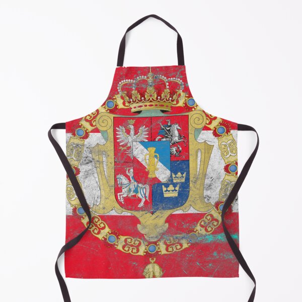 Item preview, Poland-Lithuania Flag – Metal Texture Design designed and sold by RoyalMerchantShop.
