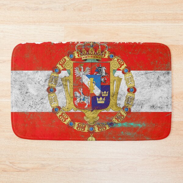 Item preview, Poland-Lithuania Flag – Metal Texture Design designed and sold by RoyalMerchantShop.
