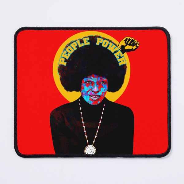 Item preview, Angela Davis Pop Art Colorful Portrait – Afrocentric Digital Art designed and sold by Youngkev-arts.