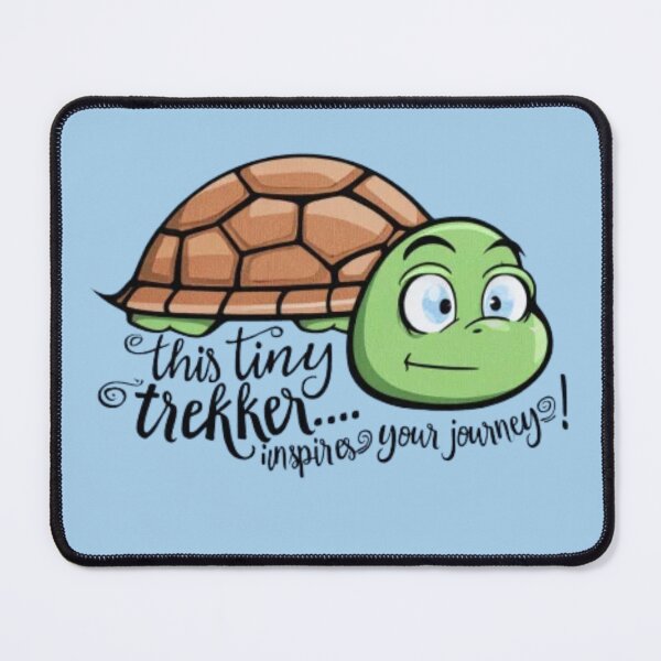 Item preview, Tiny Trekker Turtle - Inspirational Cartoon Turtle Design designed and sold by aruntrendz.