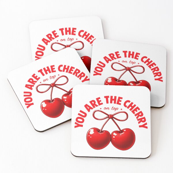Item preview, You Are the Cherry on Top – Cute Romantic Cherry Quote Design for Clothing & Accessories designed and sold by KimmiesColors.