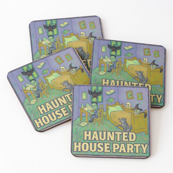 Item preview, Haunted House Party Art | Fun Spooky Room Halloween Design Gift designed and sold by AnnDesignStudio.