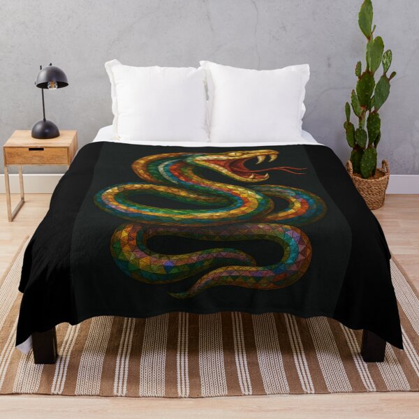 Item preview, Rainbow Gemstone Mosaic Snake designed and sold by DigitalGemArt.