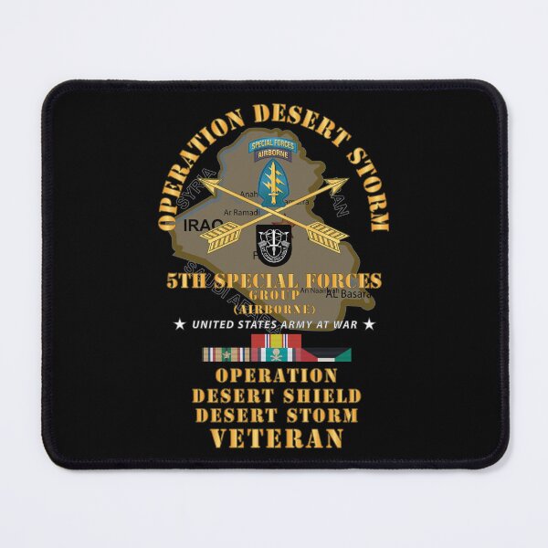 Item preview, Army - 5th SFG - Operation Desert Storm - GULF SVC X 300 designed and sold by Military Insignia Products.