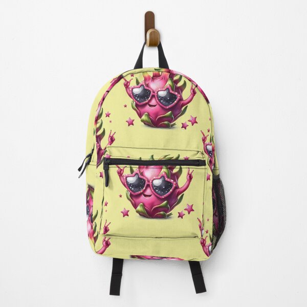 Item preview, Cute Dragon Fruit Character – Kawaii Tropical Fruit with Sunglasses designed and sold by TheRamesCo.