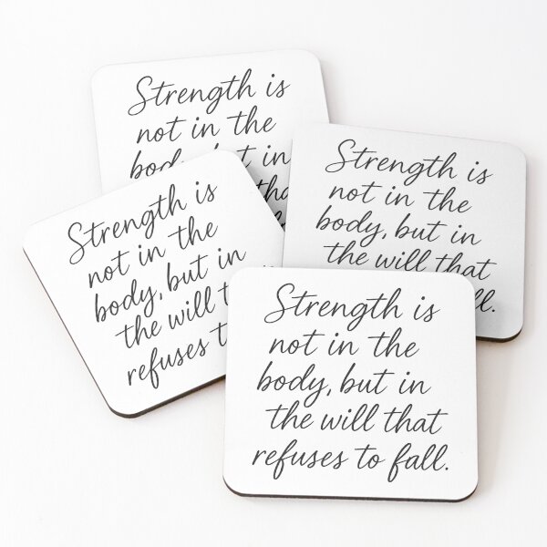 Item preview, The Will That Refuses to Fall – True Strength designed and sold by BeenSavage.