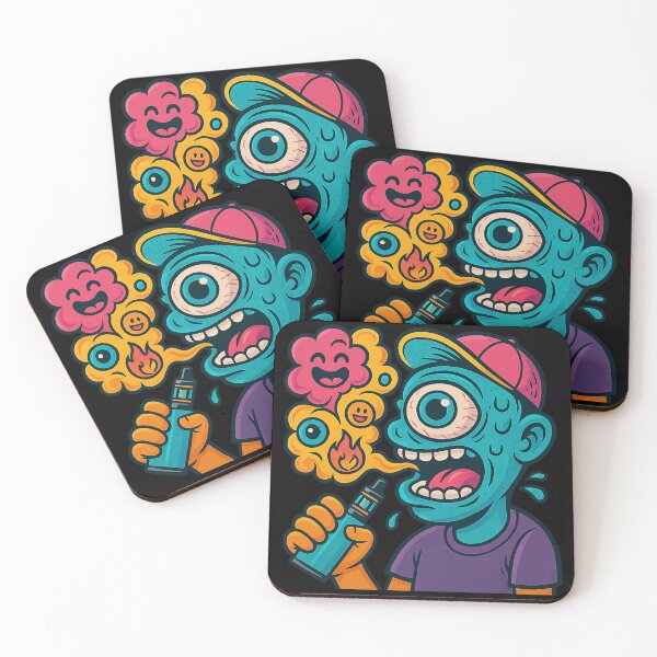 Item preview, Pop Surrealism Vape – Colorful Lowbrow Cartoon Design designed and sold by House of Taste Designs.