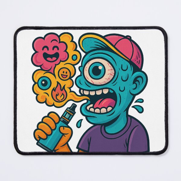 Item preview, Pop Surrealism Vape – Colorful Lowbrow Cartoon Design designed and sold by House of Taste Designs.