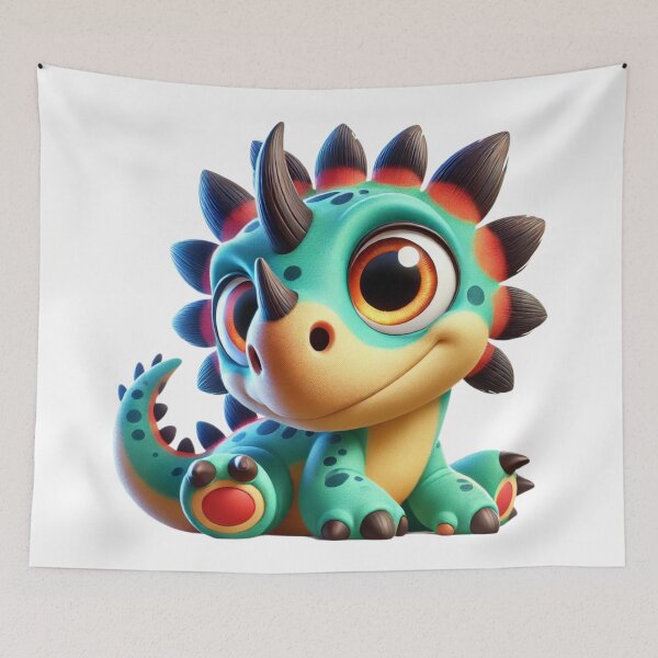 Item preview, Adorable Styracosaurus Dinosaur designed and sold by Sillytoe.