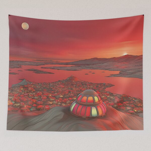 Item preview, Sentinel on the Hill designed and sold by grimdank-ai-art.