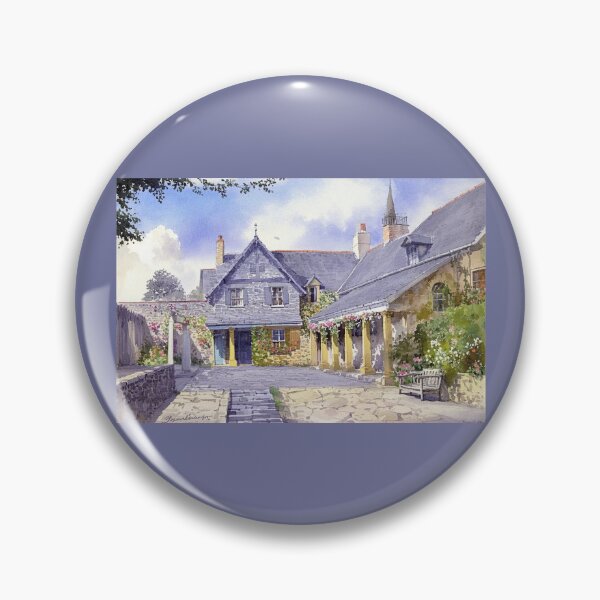 Item preview, Guildhall Totnes(Watercolour +AI) designed and sold by artsmeow.