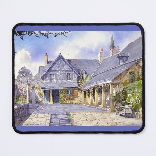 Item preview, Guildhall Totnes(Watercolour +AI) designed and sold by artsmeow.