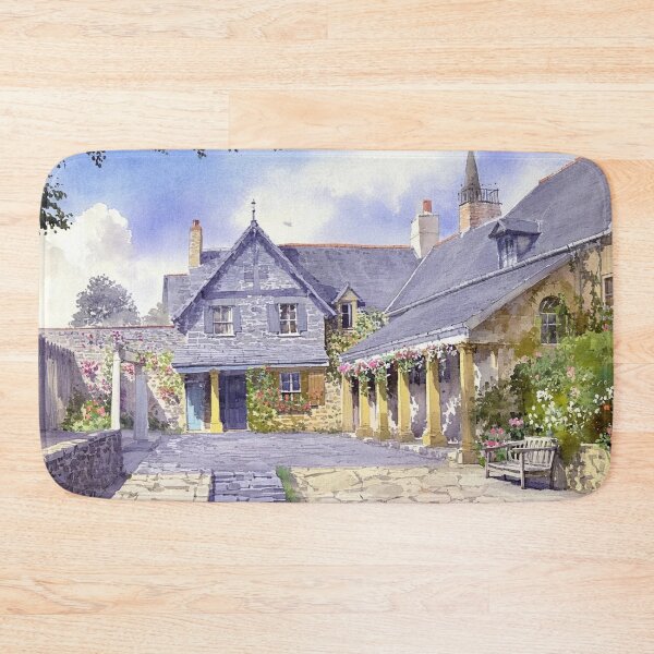 Item preview, Guildhall Totnes(Watercolour +AI) designed and sold by artsmeow.