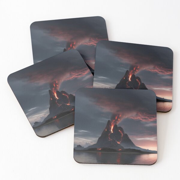Item preview, Exoplanet Volcano designed and sold by grimdank-ai-art.