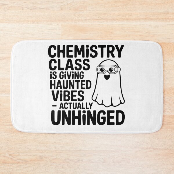 Item preview, Funny Chemistry Class Gift - Haunted Vibes Actually Unhinged Science Student Halloween Gift Tee designed and sold by AnnDesignStudio.