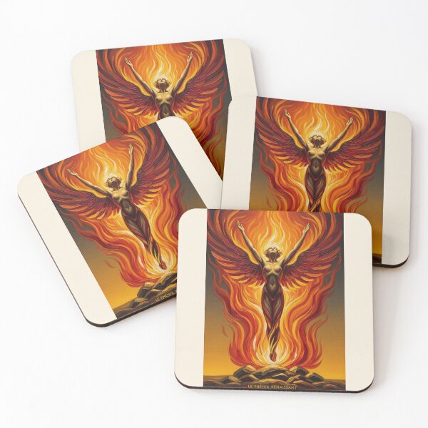Item preview, After Erté - LE PHÉNIX RENAISSANT (The Reborn Phoenix) designed and sold by elektronen.