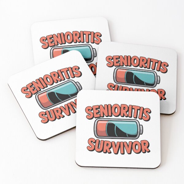Item preview, Senioritis Survivor Funny Class Senior of 2026 Graduation  designed and sold by Okada's t-shirts & accessories.