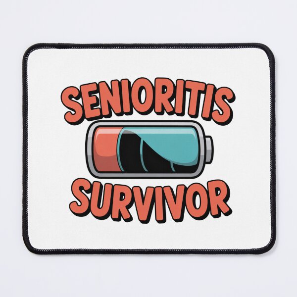Item preview, Senioritis Survivor Funny Class Senior of 2026 Graduation designed and sold by Okada's t-shirts & accessories.