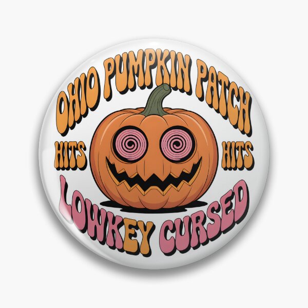 Item preview, Ohio Pumpkin Patch Hits Lowkey Cursed Halloween Gift - Funny Spooky Retro Meme  Gift Tee designed and sold by AnnDesignStudio.