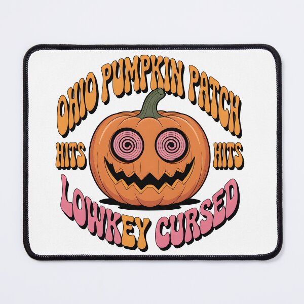 Item preview, Ohio Pumpkin Patch Hits Lowkey Cursed Halloween Gift - Funny Spooky Retro Meme Gift Tee designed and sold by AnnDesignStudio.