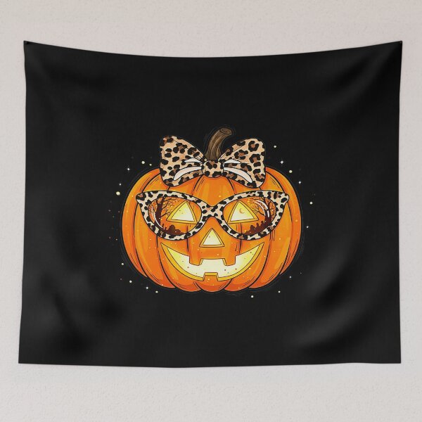 Item preview, Leopard Print Pumpkin: Spooky Chic Halloween!. designed and sold by momoworlddesign.