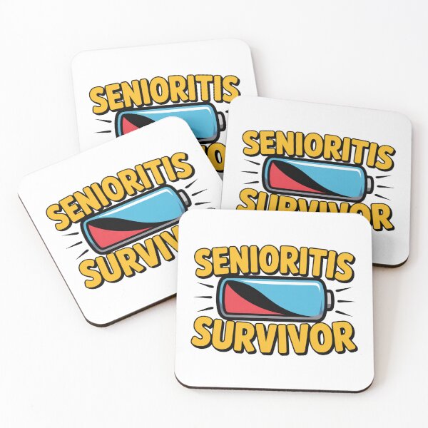 Item preview, Senioritis Survivor Funny Class Senior of 2026 Graduation  designed and sold by Okada's t-shirts & accessories.