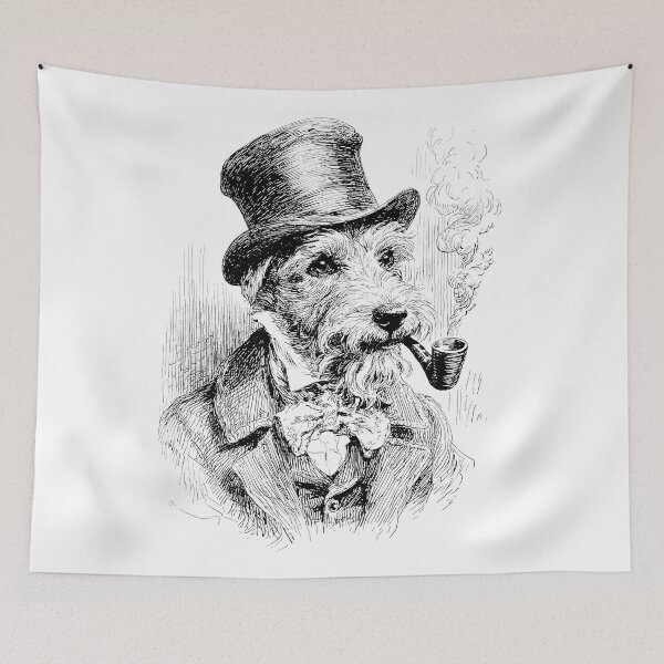Item preview, The Dog in a Coat designed and sold by Retro Type.