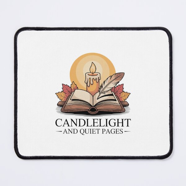 Item preview, Candlelight and Quiet Pages — Cozy Reading designed and sold by MagicWander.