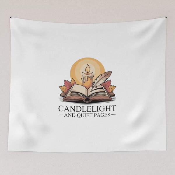 Item preview, Candlelight and Quiet Pages — Cozy Reading designed and sold by MagicWander.