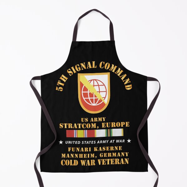 Item preview, Army - 5th Signal Command - SSI, USA STRATCOM, EUR, Funari Kaserne, Mannheim, Germany w COLD SVC X 300 designed and sold by Military Insignia Products.