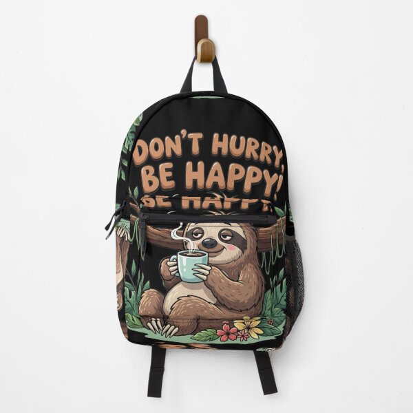 Item preview, DON'T HURRY BE HAPPY - Aren't we all a little bit lazy? - 7168x7168 designed and sold by darky72.
