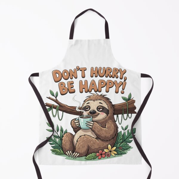 Item preview, DON'T HURRY BE HAPPY - Aren't we all a little bit lazy? - 7168x7168 designed and sold by darky72.