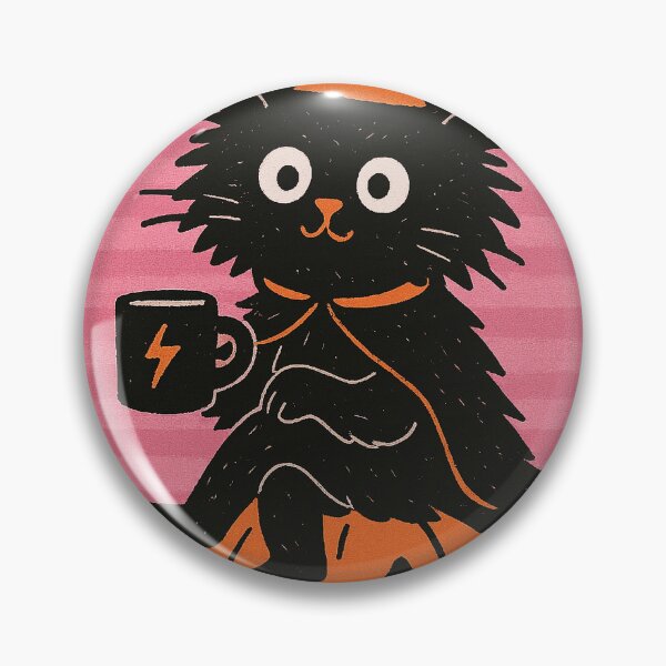 Item preview, Spooky Black Cat Stamp designed and sold by katielynn5.