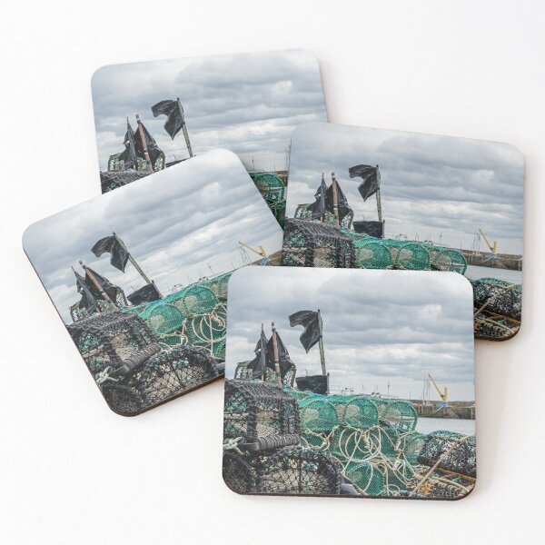 Item preview, Crab and lobster pots in Scarborough Harbour designed and sold by yackers1.