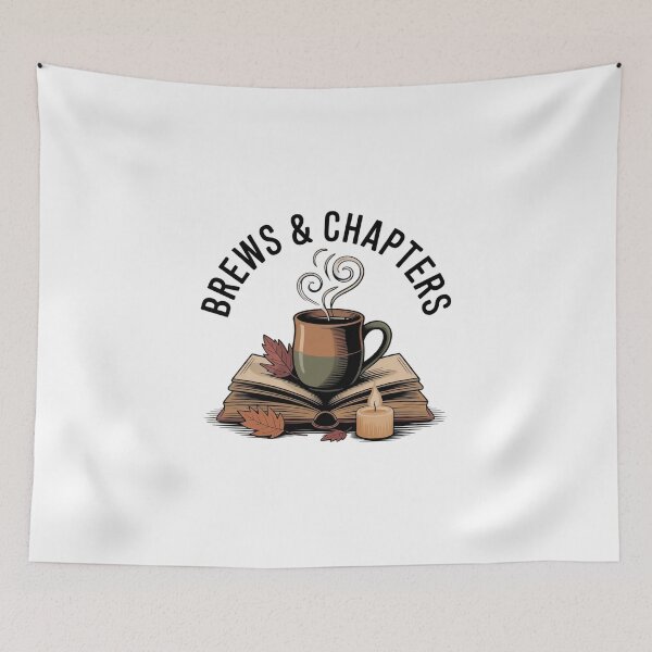 Item preview, Brews & Chapters — Cozy Witch Tea and Books designed and sold by MagicWander.