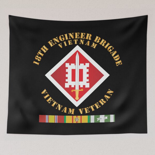 Item preview, Army - 18th Engineer Brigade w SVC Ribbons X 300 designed and sold by Military Insignia Products.