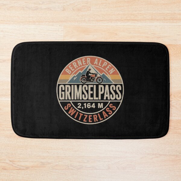 Item preview, Grimselpass Switzerland Vintage Travel Emblem – Alpine Mountains & Adventure Badge designed and sold by VividOrganica.