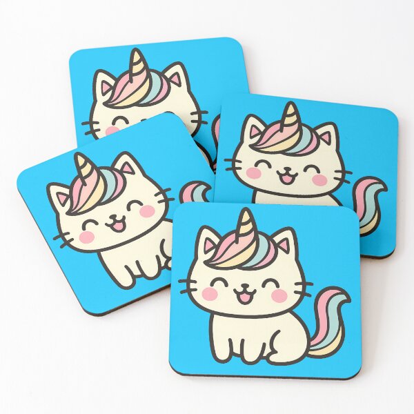 Item preview, Rainbow Unicorn Cat designed and sold by kyokugen.
