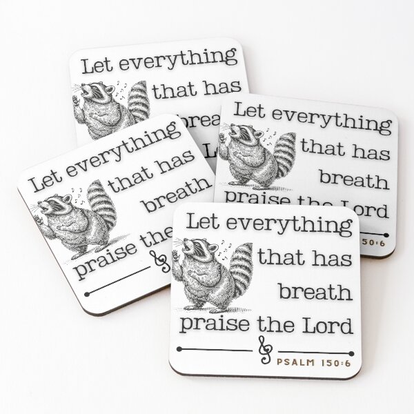 Item preview, Psalm 150:6 - Let Everything That Has Breath Praise the Lord (Bible Verse) designed and sold by DesignsByMom.