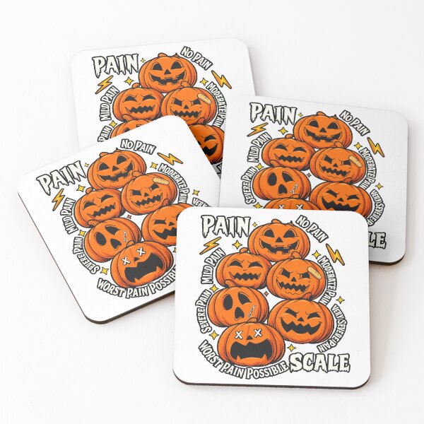 Item preview, Pain Scale Spooky Pumpkin Fall Halloween Trauma Nurse Triage designed and sold by TynesDesign.